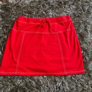 Anne Klein  Red Mini Skirt Large
